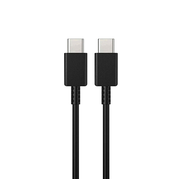 ( 5 adet ) Samsung Uyumlu USB-C to USB-C 5A Süper Hızlı Şarj ve Data Kablosu (1m) - Siyah ÖZEL
