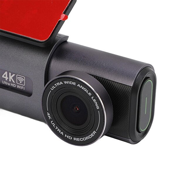 4K Ultra HD Vehicle BlackBOX DVR Dual Lens Araç İçi Kamera - WDR Gece Görüşlü Çift Kameralı Yol Kayıt Cihazı