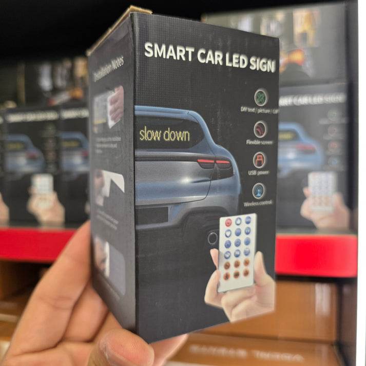 180*70mm smart car led panel kumandalı esnek led amtrix ekran paneli - G5U - KolayMagza