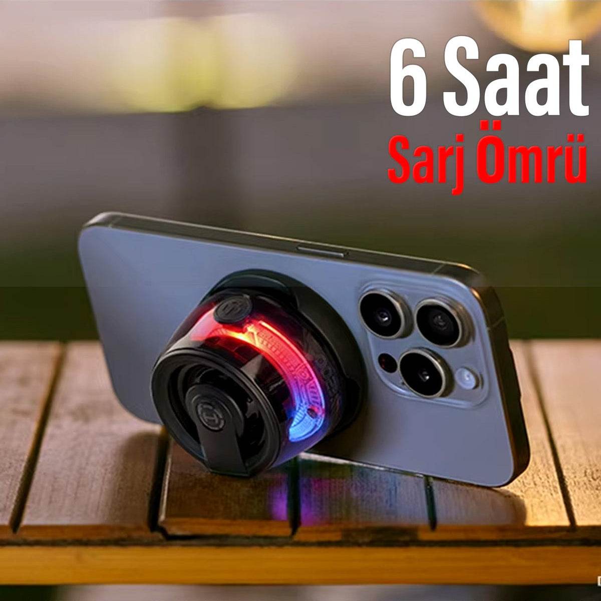 Magnetik mini hoparlör telefon arkasına yapışan wireless speaker d39 - H2Y - KolayMagza