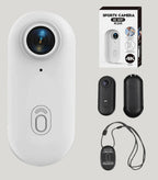 Mini WiFi Giyilebilir Aksiyon Kamerası - 1080P Full HD Manyetik Vlog ve Spor Kamerası (360° Klipsli)