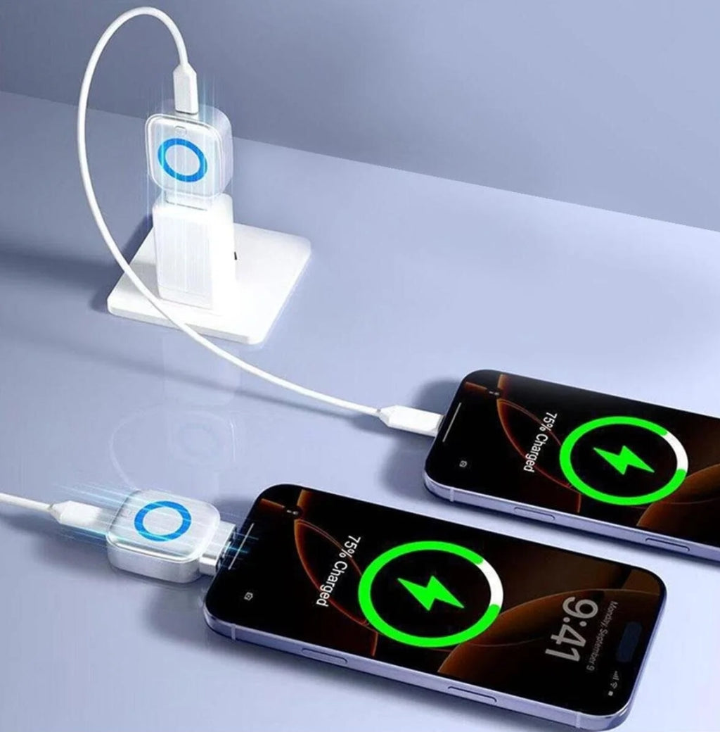 Type-C Akıllı Şarj Kesici ve Ayırıcı Adaptör - 140W Hızlı Şarj Destekli Batarya Koruyucu Mini Aparat