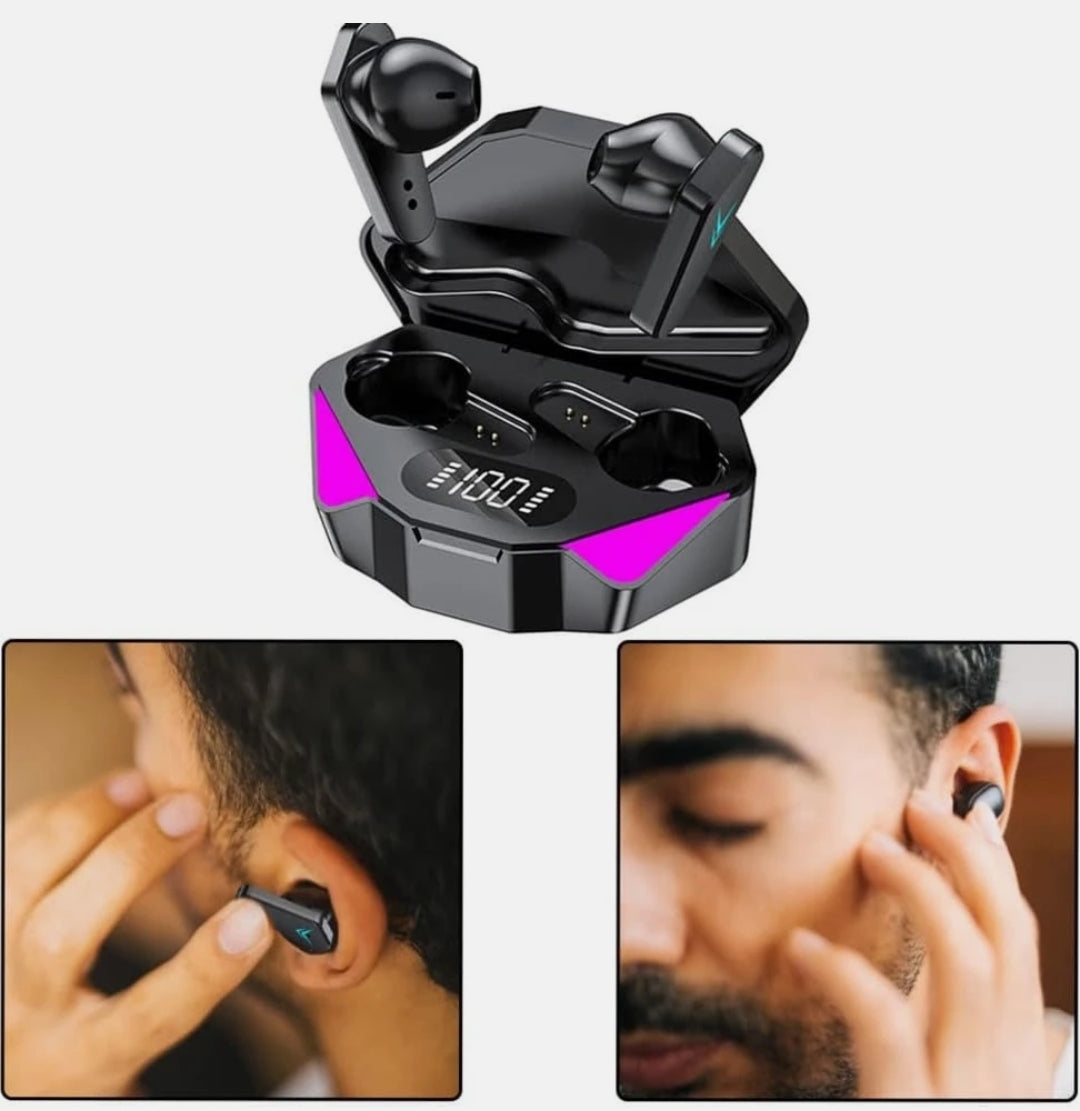 TWS-X15 Bluetooth 5.2 Kablosuz Oyuncu Kulaklığı - Düşük Gecikmeli Gaming Earbuds JBK