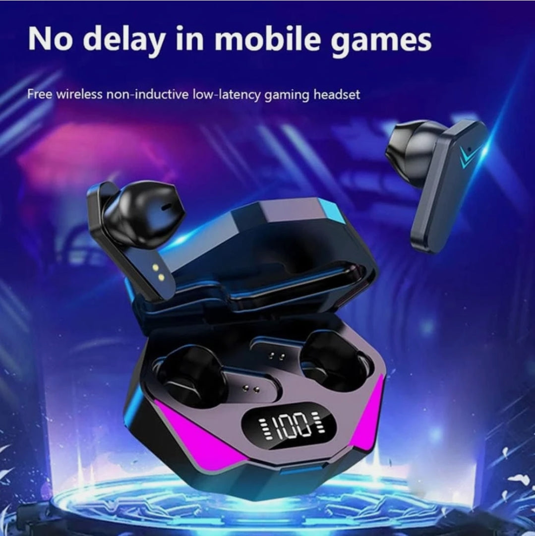 TWS-X15 Bluetooth 5.2 Kablosuz Oyuncu Kulaklığı - Düşük Gecikmeli Gaming Earbuds JBK