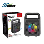 ( 5 adet ) ZQS1372 Taşınabilir Bluetooth Hoparlör - 1200mAh, Super Bass, RGB Işıklı, USB/TF Kart Destekli MBX