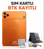 i-Tab Pro Max Plus 10.1" Turuncu Tablet, Aksesuarlı LENSUN