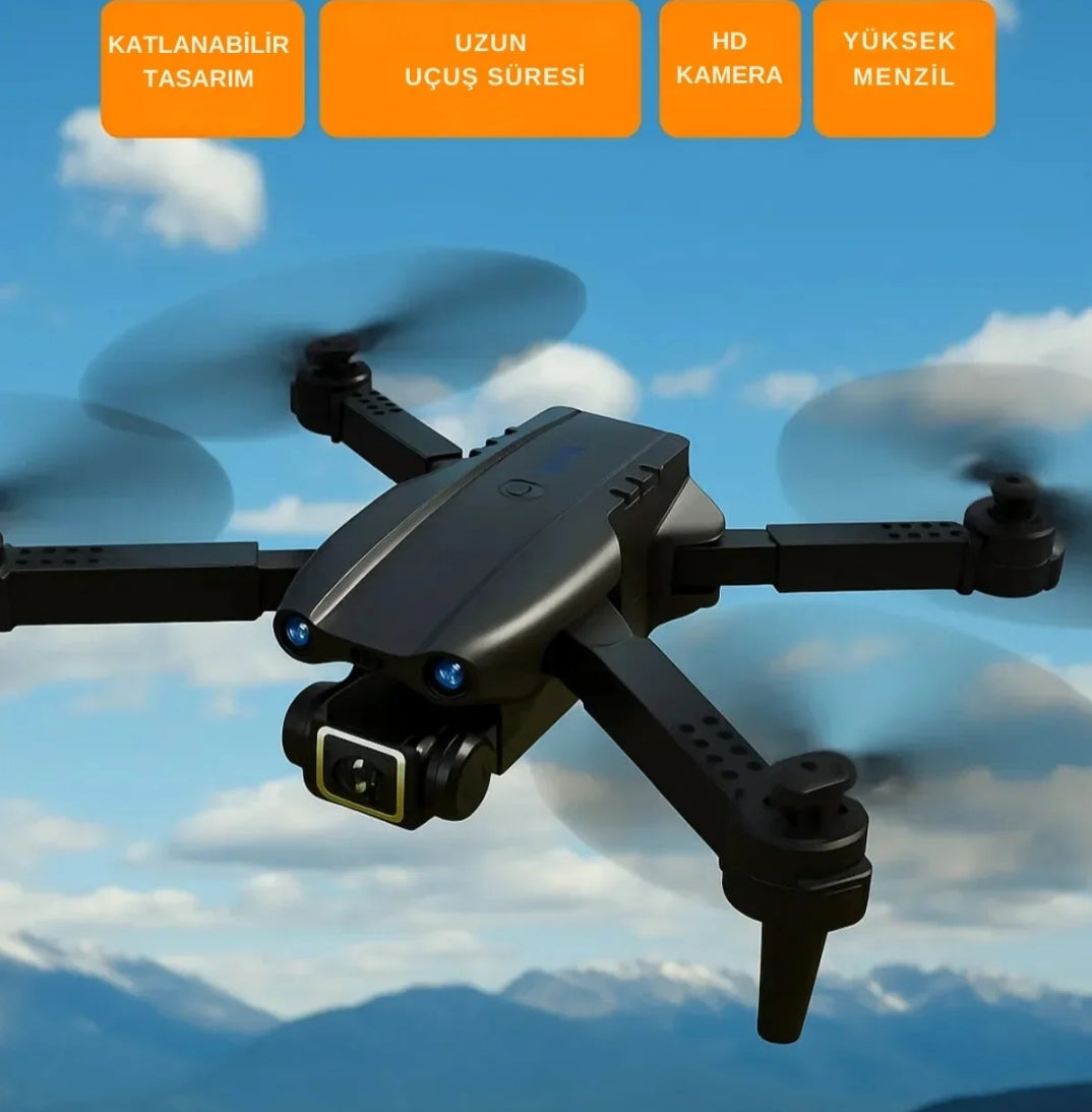 C5 Drone Kameralı Wi-Fi Uygulama Kontrollü Katlanabilir Akıllı Akrobat Quadcopter Rotatech