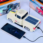 WS-692 Kamyonet Tasarımlı Güneş Panelli Nostaljik Bluetooth Hoparlör Tastech