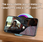 ( 3 adet ) RGB Işıklı Dijital Saatli Bluetooth Hoparlör - HiFi Ses Kalitesi, TF Kart Destekli Kablosuz Soundbar Tucci