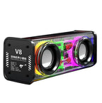 Armour V8 RGB Işıklı Taşınabilir Bluetooth 5.3 Hoparlör – 13.6W Çift Speaker & TWS Tucci