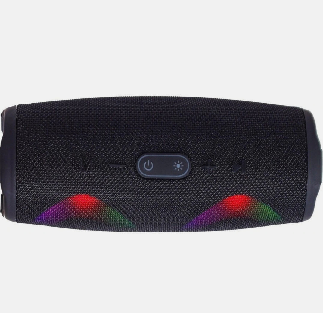 Charge 5 Tasarımlı RGB Işıklı Taşınabilir Bluetooth Hoparlör - Suya Dayanıklı Kablosuz Speaker Tucci