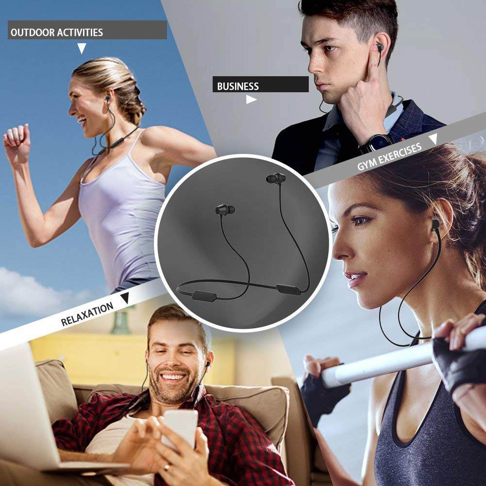 130 saat boyun asmalı dijital göstergeli kulak içi hafıza girişli bluetooth kulaklık lt-390 - B2E - KolayMagza