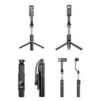 C01 bluetooth kumandalı selfie stick tripod | taşınabilir, uzayabilir, ayarlanabilir, katlanabilir telefon tutucu - G4M - KolayMagza KM Technology