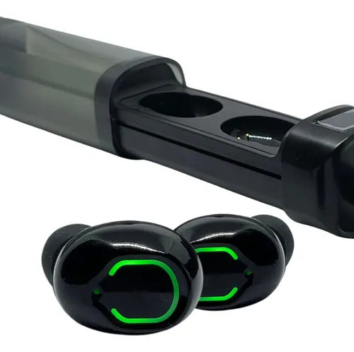 Bq60 in-ear rubber touch hi-fi audio led indicator bluetooth headphones - B3D