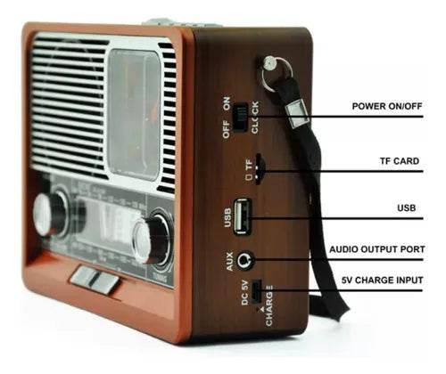 Ktf 1647 fm am radyo usb hafııza kart destekli saatli bluetooth hoperlör - H1G - KolayMagza KM Technology