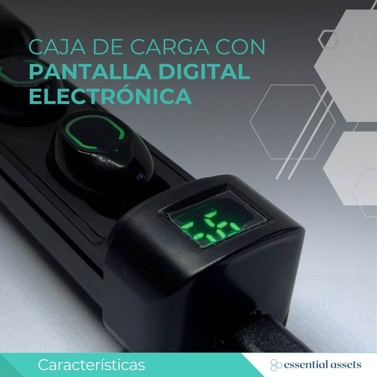 Bq60 kulak içi lastikli dokunmatik hi-fi audio led göstergeli bluetooth kulaklık - B3D - KolayMagza