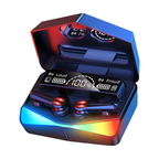 M28 TWS Kablosuz Bluetooth 5.3 Oyuncu Kulaklığı - Düşük Gecikmeli Game/Music Çift Modlu, RGB Işıklı Powerbank Özellikli Şarj Kutulu Led Göstergeli POLYGOLD