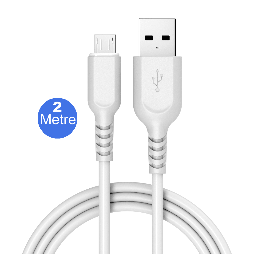 2 metre usb Micro 2,4A hızlı veri aktarım ve şarj kablosu - S3T - KolayMagza