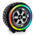 ( 3 adet ) X-502 Tekerlek Tasarımlı RGB Işıklı Kablosuz Bluetooth Hoparlör - Disco Series Mini Speaker Tucci