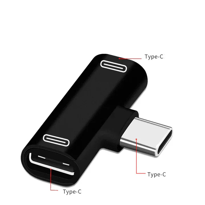 Typec to 2x typec çoğaltıcı mini aparat dönüştürücü - D1H - KolayMagza KM Technology