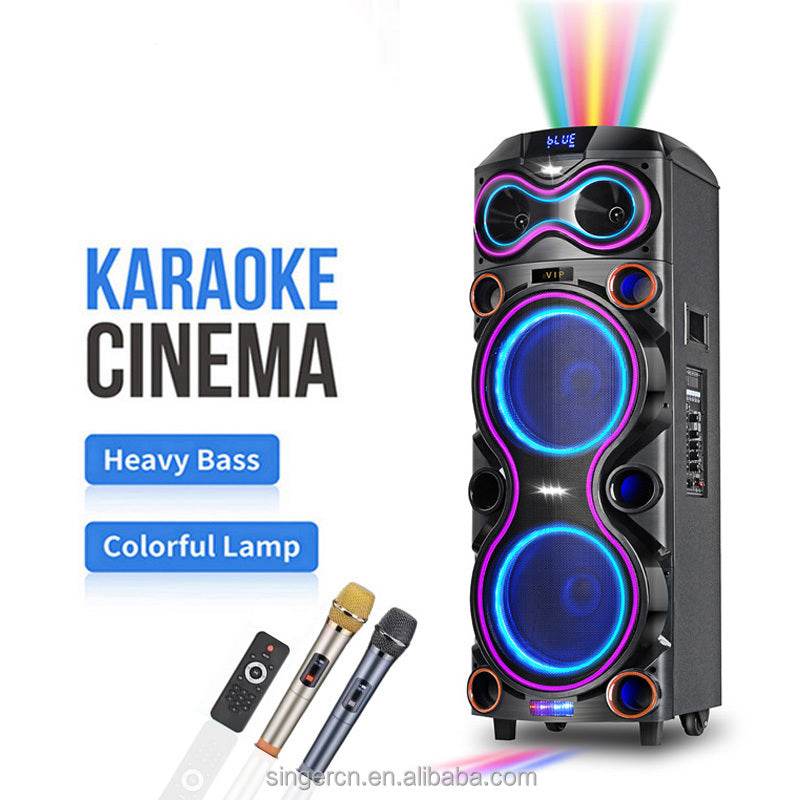 Jt-1230 speaker – 2x12 inç 100w gücünde bluetooth hoparlör - H2C - KolayMagza