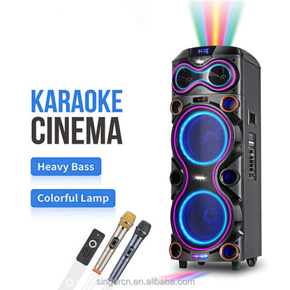 Jt-1230 speaker – 2x12 inch 100w power bluetooth speaker - H2C