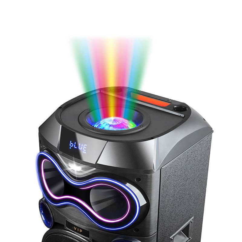 Jt-1230 speaker – 2x12 inç 100w gücünde bluetooth hoparlör - H2C - KolayMagza