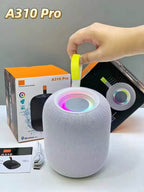 A310 pro ev masaüstü kablosuz taşınabilir LED rgb ışıklı 10 metre menzilli suya dayanıklı 12 saat pil ömürlü şarj edilebilir 15W 5,1v bluetooth hoparlör - H3U - KolayMagza KM Technology