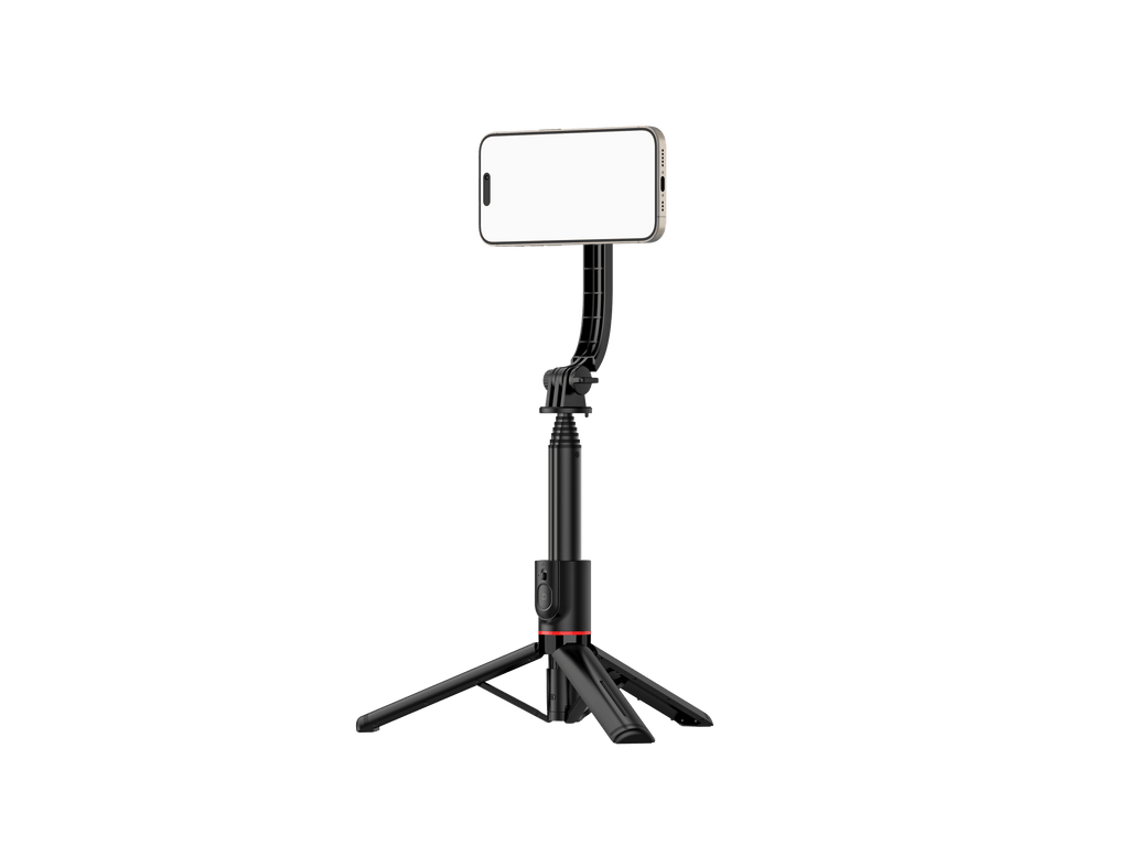 L20 1045mm uzayabilir katlanabilir selfie stick | tripod standlı, mıknatıslı, 360° döner başlıklı, bluetooth kontrollü - G4İ - KolayMagza