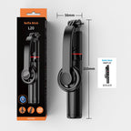 L20 1045mm uzayabilir katlanabilir selfie stick | tripod standlı, mıknatıslı, 360° döner başlıklı, bluetooth kontrollü - G4İ - KolayMagza