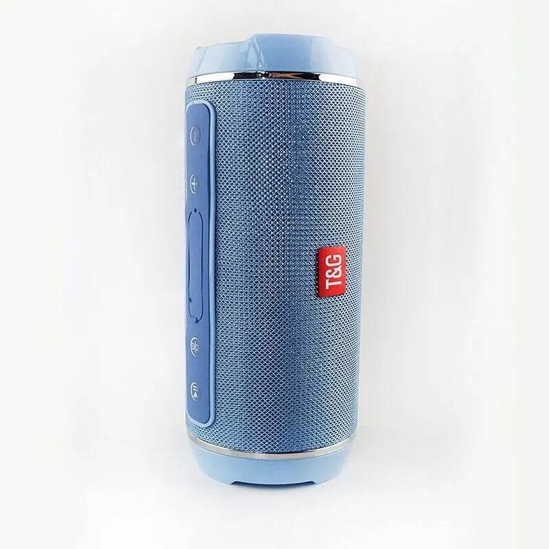 Tg-649 bluetooth hoparlör 1200mah 5w taşınabilir ledli ışıklı 5.3v stereo sd kart usb aux destekli - H1T - KolayMagza KM Technology