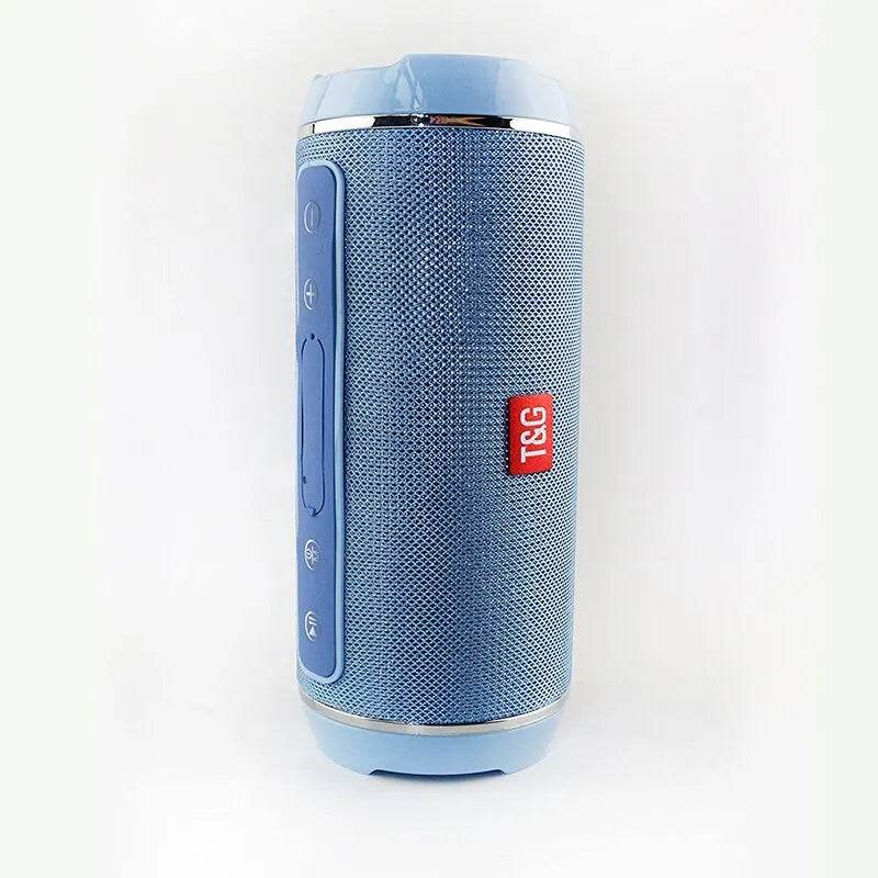 Tg-649 bluetooth hoparlör 1200mah 5w taşınabilir ledli ışıklı 5.3v stereo sd kart usb aux destekli - H1T - KolayMagza