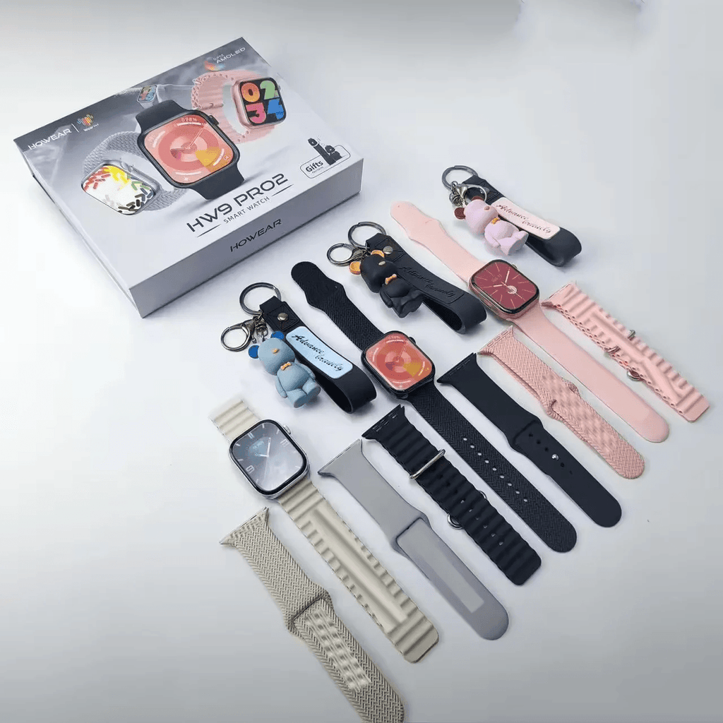 Hw9 pro2 amoled ekranlı 45mm anahtarlık hediyeli ios android uyumlu akıllı saat - A3A - KolayMagza