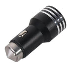 Lc-144 çift usb çıkışlı metal araç şarj başlık 3,4a - S1G - KolayMagza