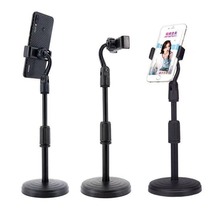 Desktop extendable phone holder | 360° adjustable height and angle stand | telescopic body | compatible with all phones - N1K
