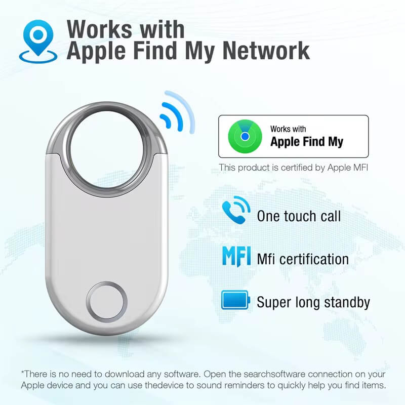 ( 5 adet ) Universal Akıllı Takip Cihazı Smart Tag - iOS & Android Uyumlu, Mini GPS Konum Bulucu, Anahtarlık ve Valiz Takip Etiketi bulun. Zayden