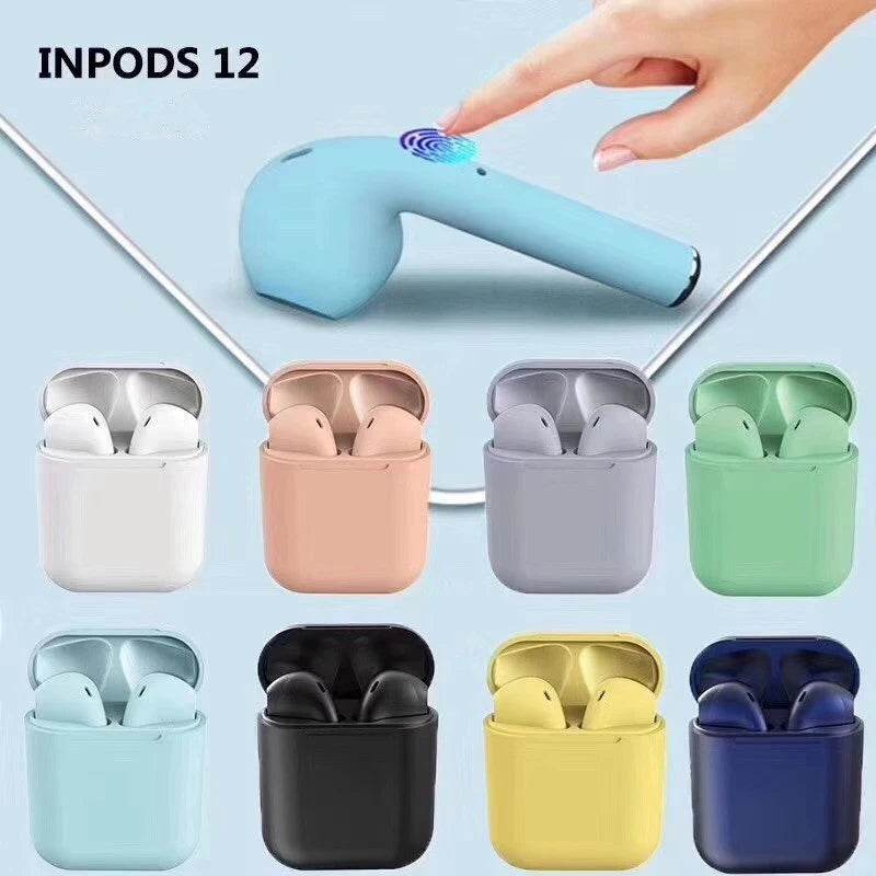 İnpods12 dokunmatik mikrofonlu bluetooth kulaklık - B2O - KolayMagza