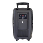 Flame light kablosuz hoparlör 8 inç mikrofonlu | rgb ışıklı, fm & sd & usb destekli bluetooth hoparlör - H2Q - KolayMagza