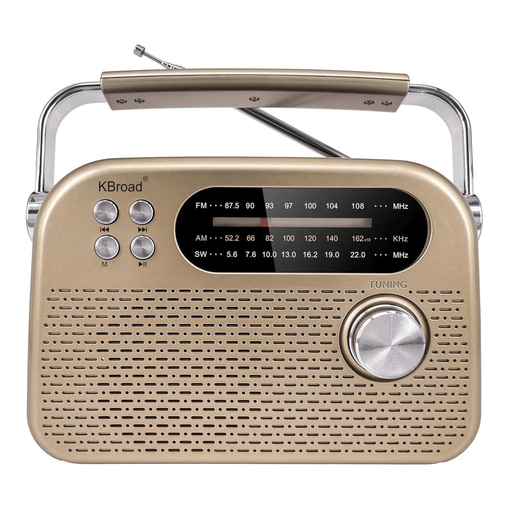 KTF-2026 nostaljı radiolu sm usb sd hafıza destekli bluetooth hoparlör - H3F - KolayMagza KM Technology