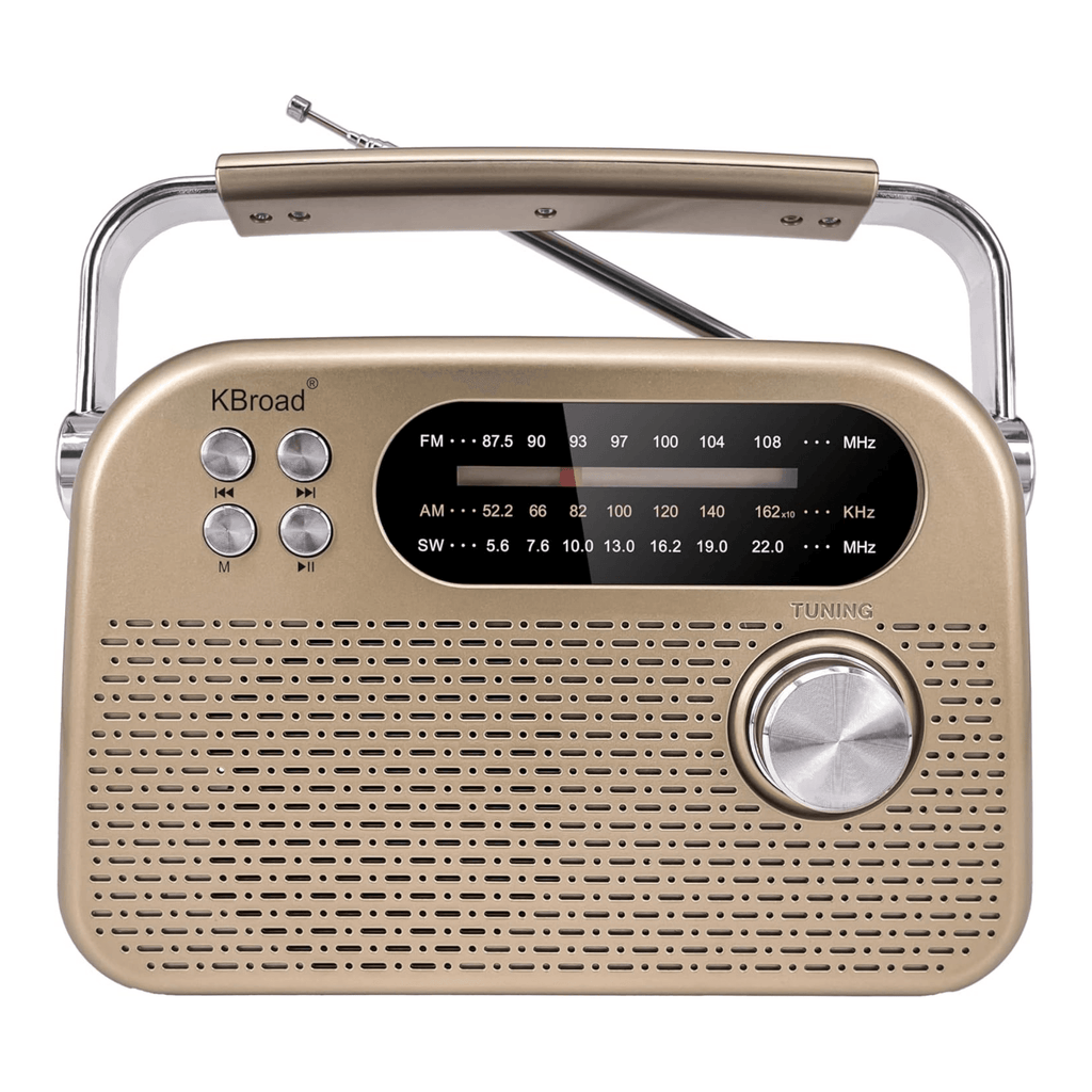 KTF-2026 nostaljı radiolu sm usb sd hafıza destekli bluetooth hoparlör - H3F - KolayMagza