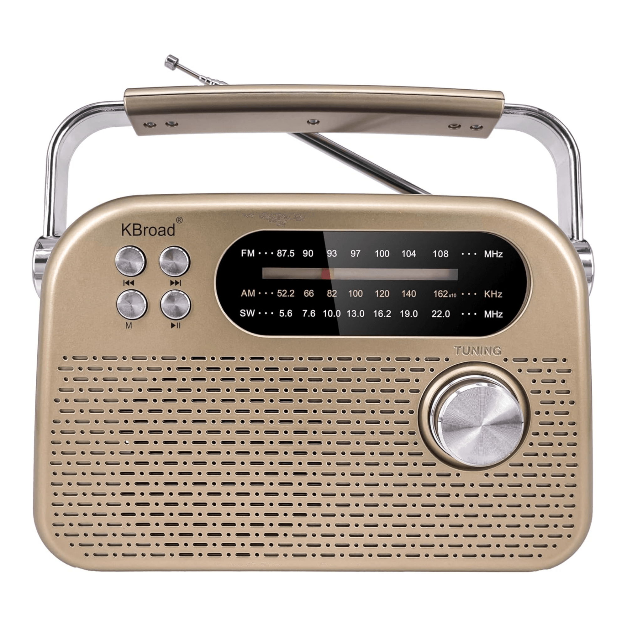 KTF-2026 nostaljı radiolu sm usb sd hafıza destekli bluetooth hoparlör - H3F - KolayMagza