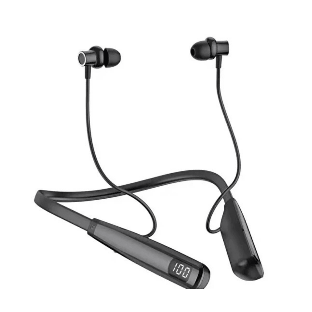 430 saat boyun asmalı spor, sd hafıza girişli led göstergeli mıgnatıslı kulak içi lastikli 5.4v bluetooth kulaklık lt-400 - B2Z - KolayMagza