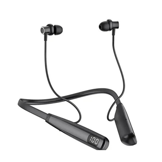 LT-400 430-hour neck-mounted sports, SD memory slot, LED display, magnetic earbuds, 5.4V Bluetooth headset - B2Z