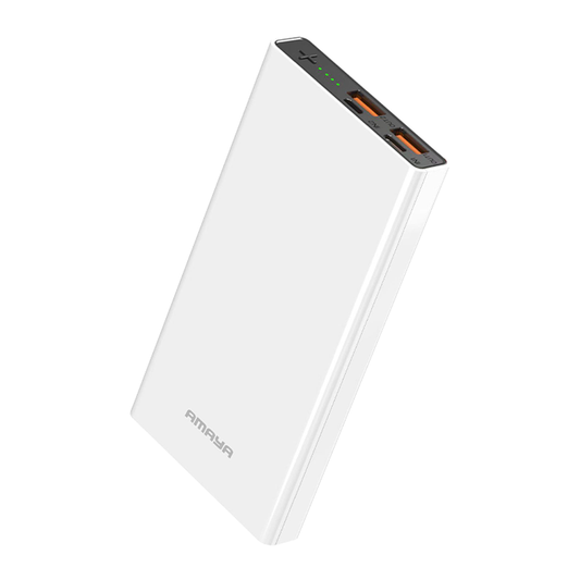 10000 mah ince 16mm uçak seyahati için uygun çift usb çıkışlı powerbank b03 - P2B
