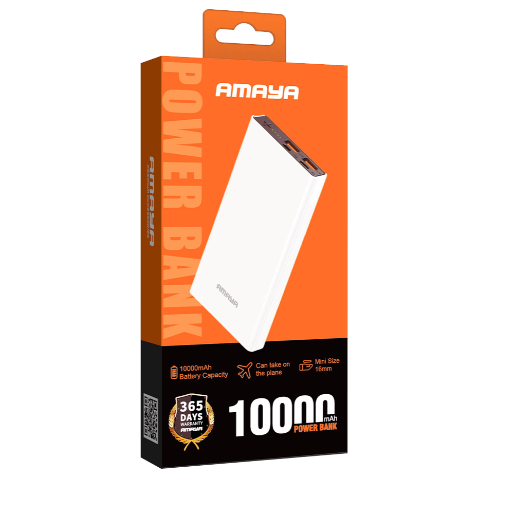 10000 mah ince 16mm uçak seyahati için uygun çift usb çıkışlı powerbank b03 - P2B - KolayMagza