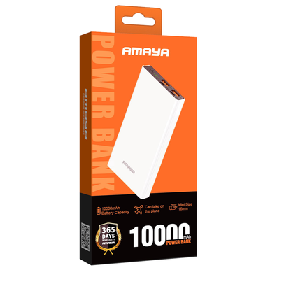 10000 mah ince 16mm uçak seyahati için uygun çift usb çıkışlı powerbank b03 - P2B