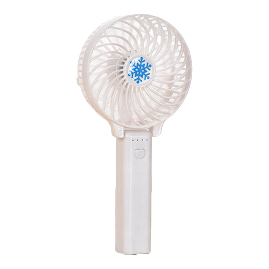 Şarj edilebilir mini el fanı | 3 kademeli hız, katlanabilir tasarım, usb’li taşınabilir fan - G4F - KolayMagza