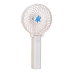 Şarj edilebilir mini el fanı | 3 kademeli hız, katlanabilir tasarım, usb’li taşınabilir fan - G4F - KolayMagza