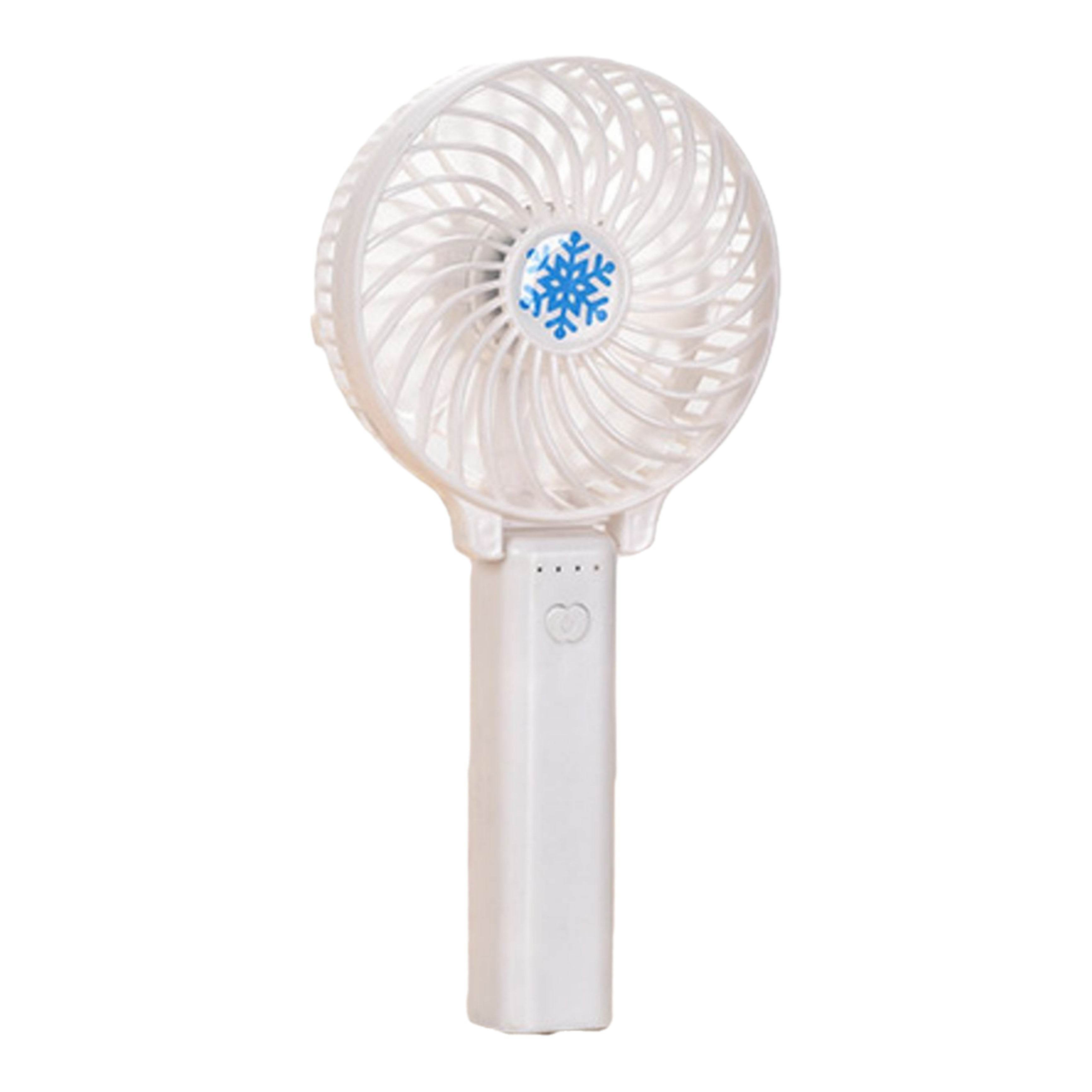 Şarj edilebilir mini el fanı | 3 kademeli hız, katlanabilir tasarım, usb’li taşınabilir fan - G4F - KolayMagza