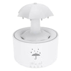 V88 3'ü 1 arada Yağmur Damlası Nemlendirici ve Esansiyel Yağ Difüzörü, Serin Sis, 360 Derece Şelale, Fısıltılı Yağmur Sesi ve 7 Ruh Hali Işığı, Şemsiye Tasarımlı Hava Nemlendirici, Ev, Yatak Odası, Oturma Odası - H3Y - KolayMagza